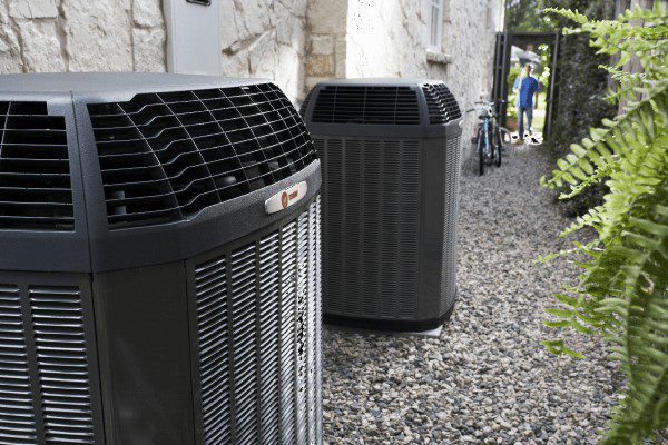 Air Conditioning units outside a home